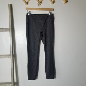 ATHLETIC WORKS WOMEN'S GRAY/BLACK  LEGGINGS SIZE LARGE